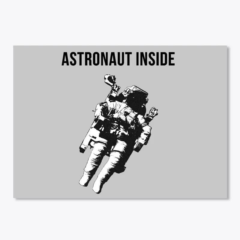 Astronaut Inside Noir